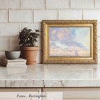 Vintage Pastel Sky Landscape Print | 2125