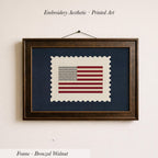 American Flag Vintage Boy Room | 1954