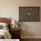 William Morris Botanical Cotton Float Frame Canvas Art Print ∙ 2212