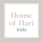 the text "House of Hari Kids" in a light gray color.