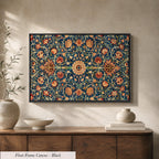 William Morris Botanical Cotton Float Frame Canvas Art Print ∙ 2212