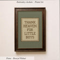 Thank Heaven Little Boys Nursery Art | 1955