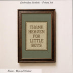 Thank Heaven Little Boys Nursery Art | 1955