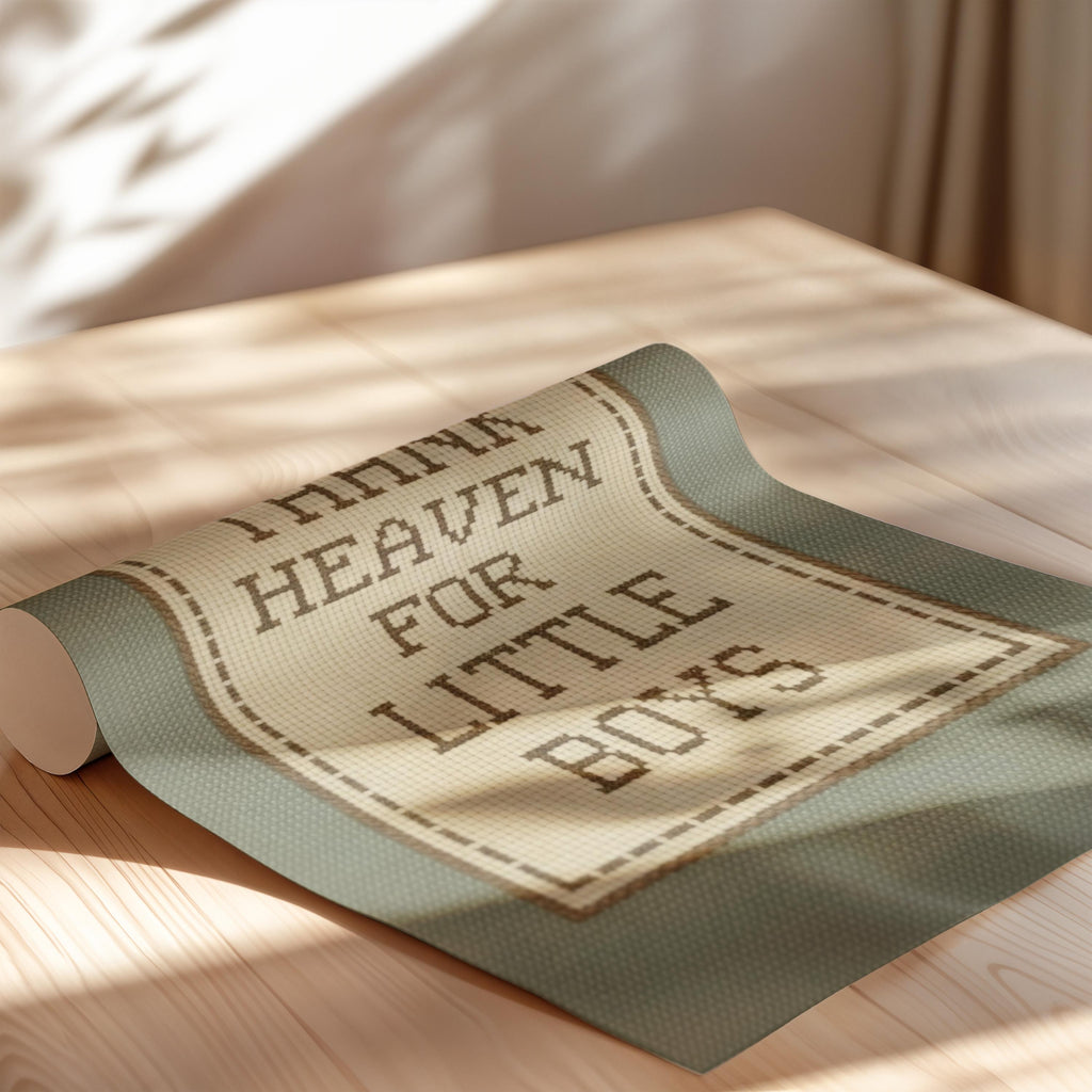 Thank Heaven Little Boys Nursery Art | 1955