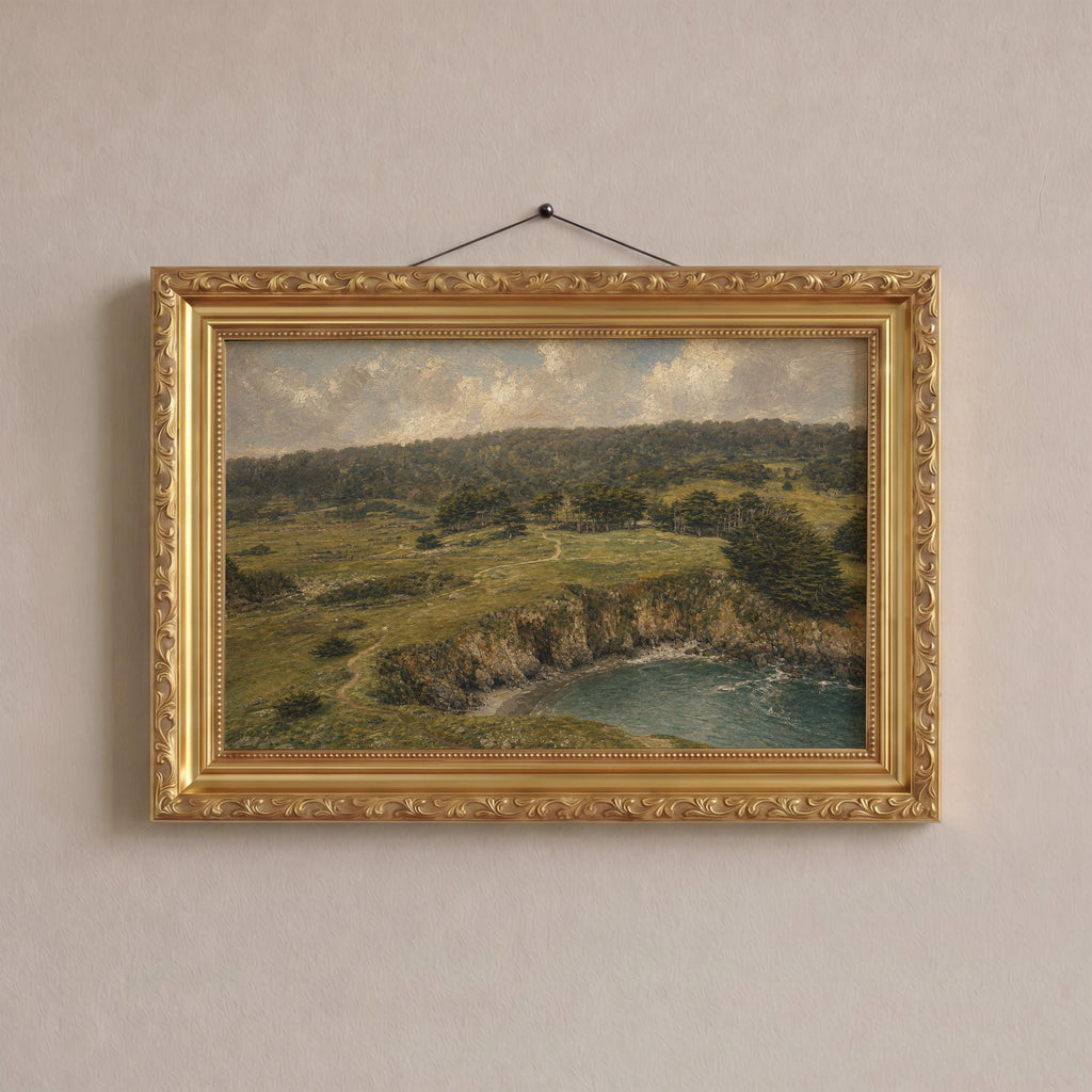 Coastal Scene Oil Painting Print Wall Art ∙ 2160