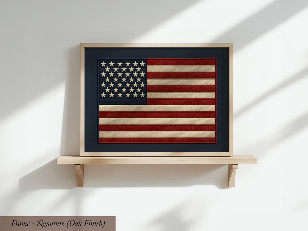 Vintage American Flag Print | 1701