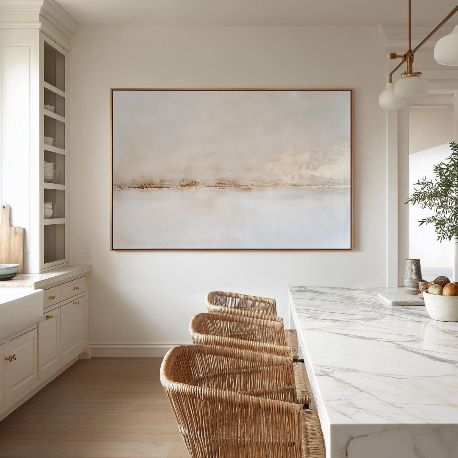 Modern Minimalist Wall Art - Heritage Haze Canvas Print – The
