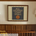 All Legends Start Small Basketball | 1957