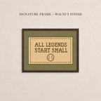All Legends Start Small™ Print ∙ Vintage Sports Nursery Wall Art ∙ 2285