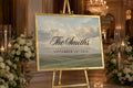 Framed Vintage Last Name Wedding Sign Painting | 2145