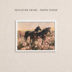 Vintage Horse Print - Among Wildflowers | 2261
