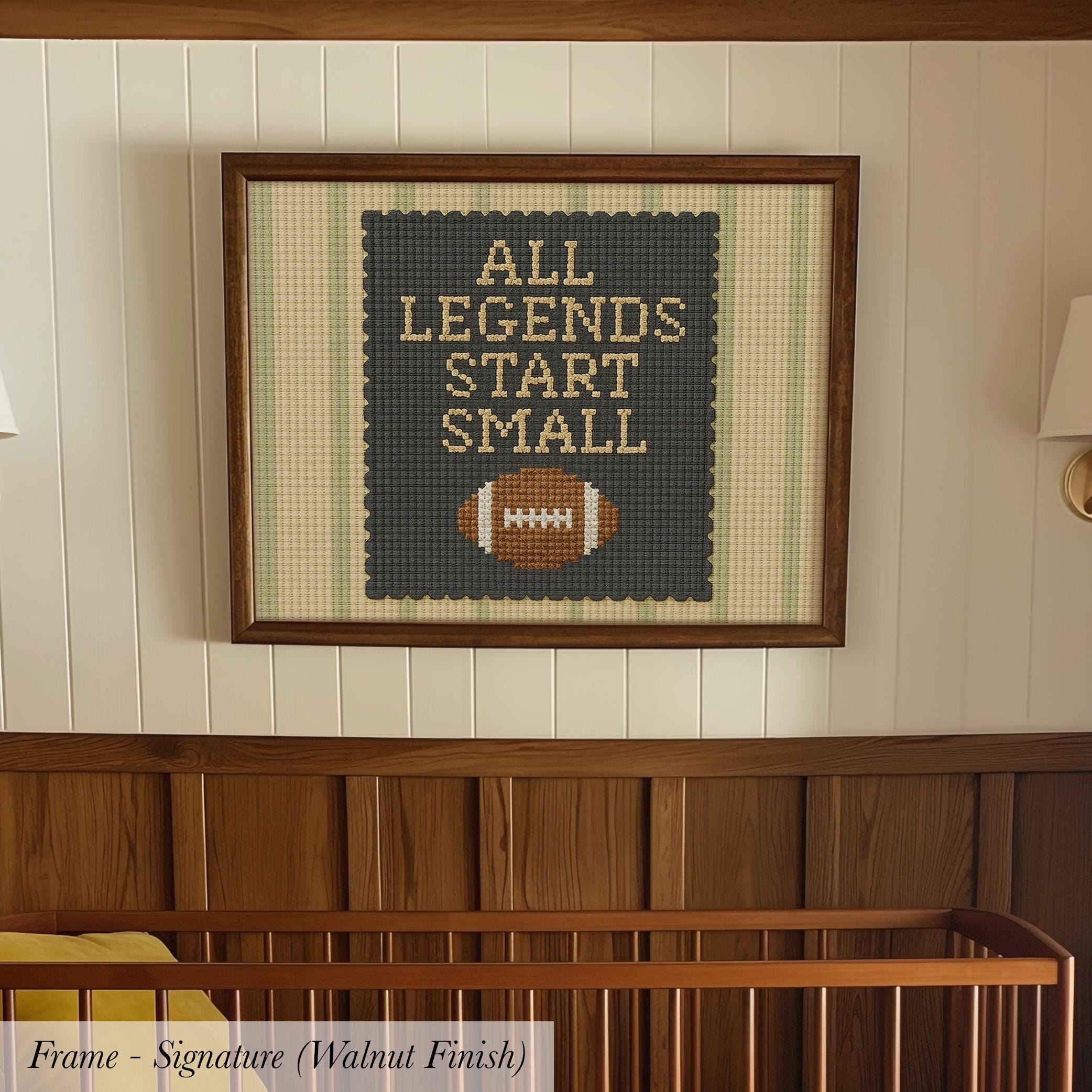 All Legends Start Small™ Vintage Sports Nursery Wall Art | 1933