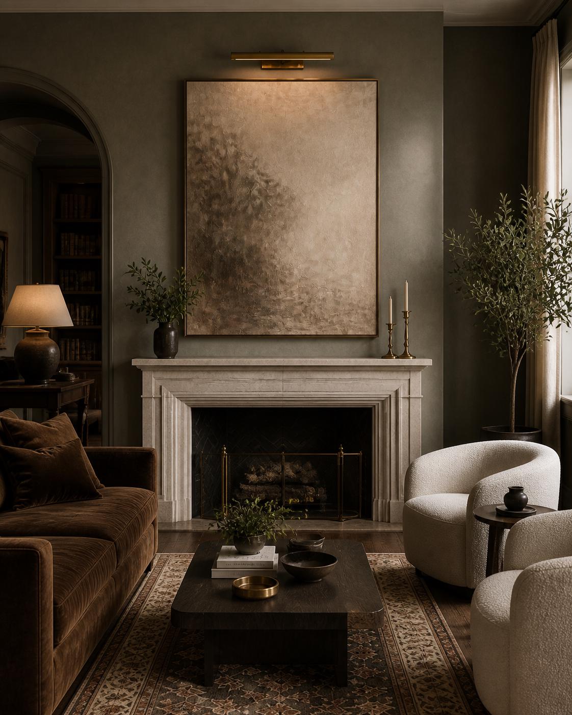 Large Abstract Moody Canvas | 2315