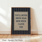 You'll Never Know Dear Print ∙ Vintage Art | 1964