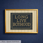 Long Live Boyhood Vintage Art | 1646