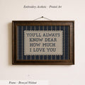 You'll Always Know Dear Nursery Print | 2152