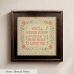 You’ll Never Know Dear Floral Nursery Art | 1956
