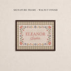 Personalized Nursery Name Sign Cross Stitch Style Wall Art | 2239