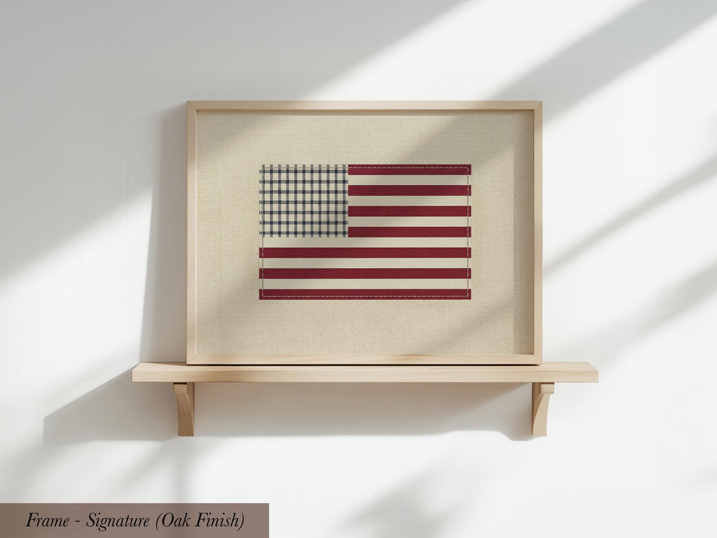 Farmhouse American Flag Decor | 1951