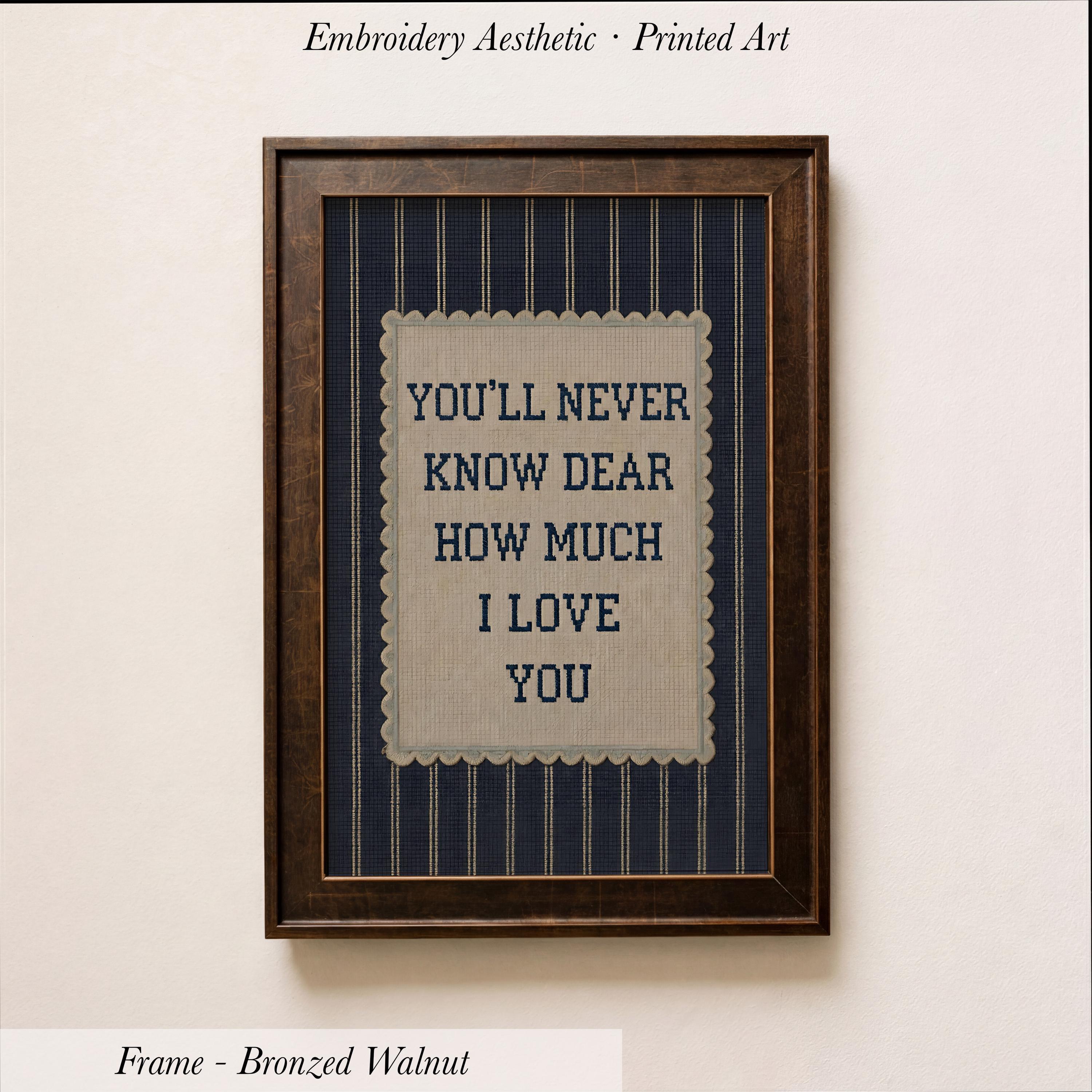 You'll Never Know Dear Print ∙ Vintage Art | 1964