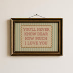You'll Never Know Dear Vintage Nursery Art | 1670
