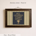 All Legends Start Small™ Vintage Nursery Wall Art | 1934