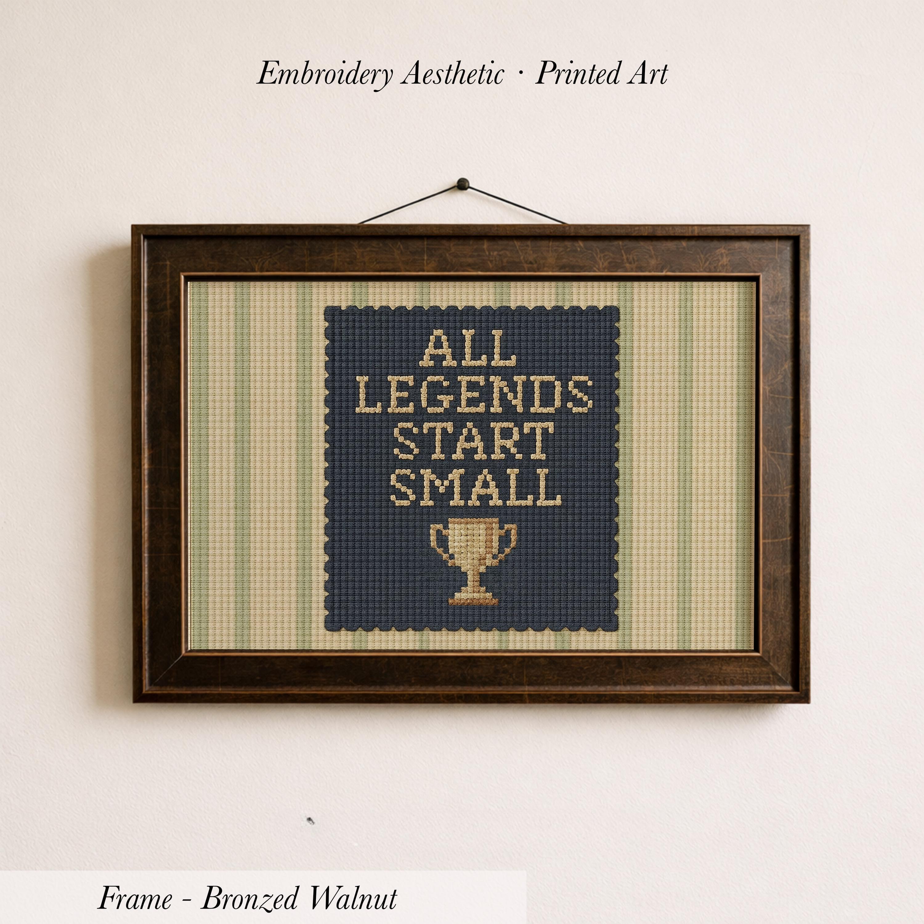 All Legends Start Small™ Vintage Nursery Wall Art | 1934