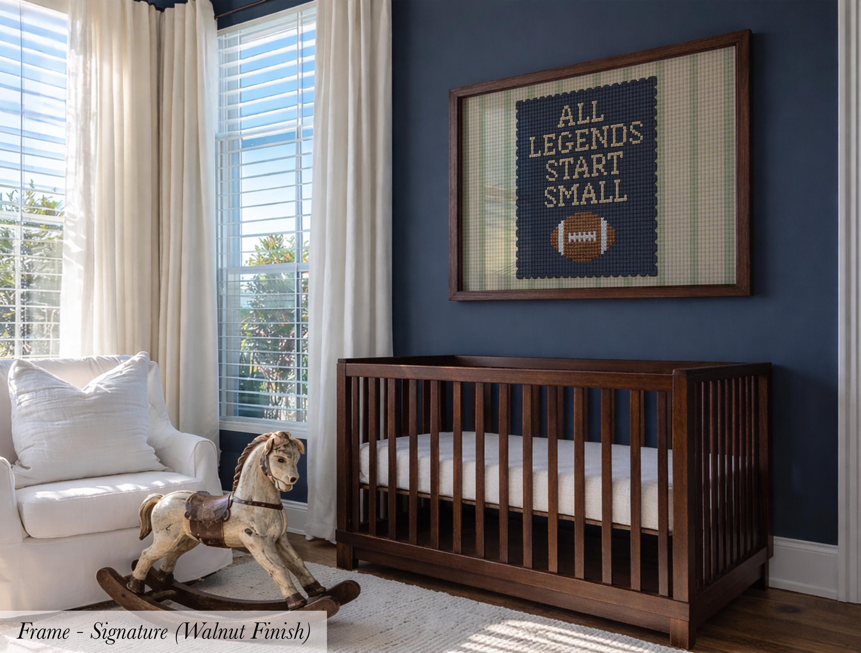 All Legends Start Small™ Vintage Sports Nursery Wall Art | 1933