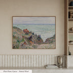 Monet Seascape Coastal Cotton Float Frame Canvas Art Print | 2214