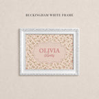Personalized Nursery Cross Stitch Style Wall Art ∙ Name Sign for Nursery ∙ 2335