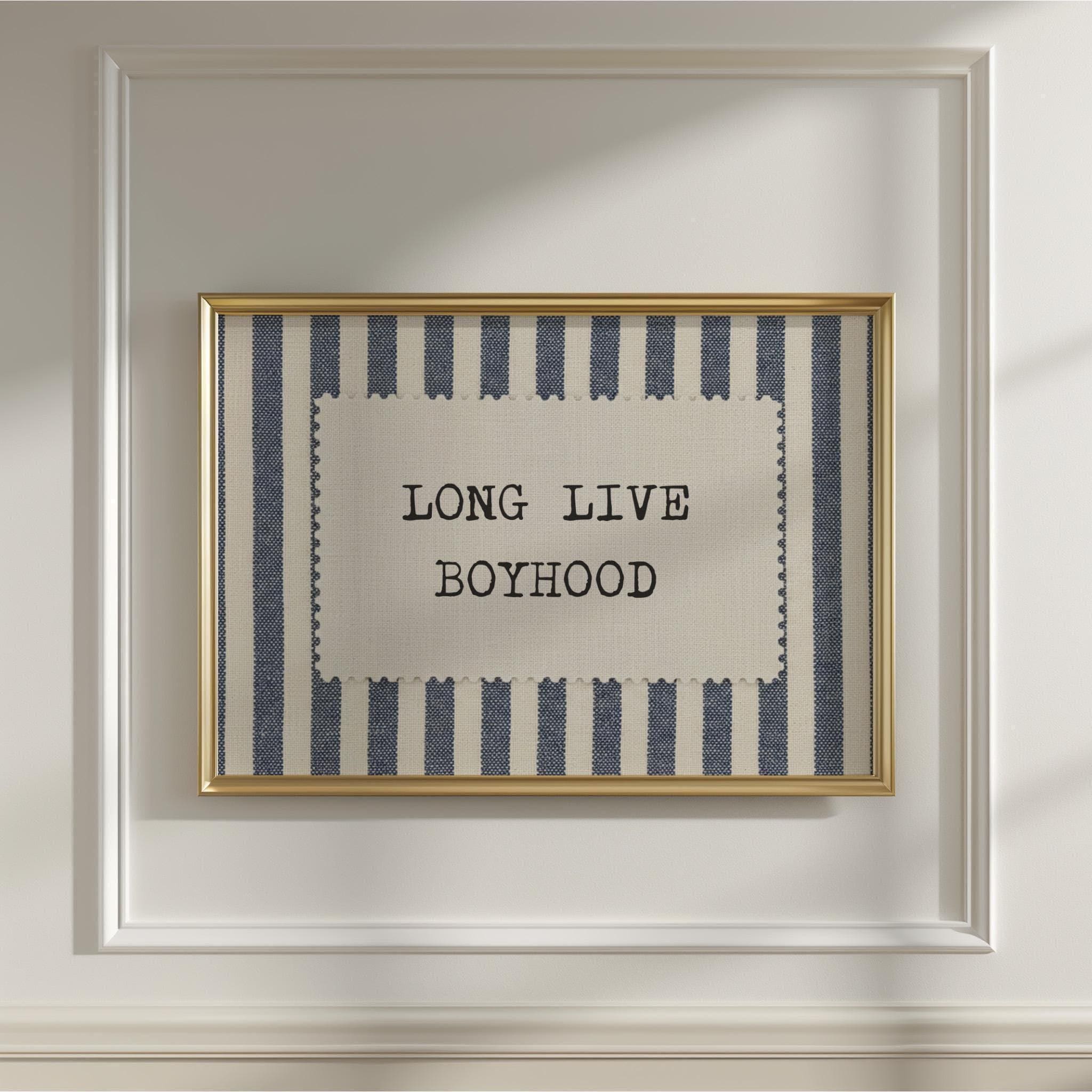 Long Live Boyhood Vintage Print | 1710