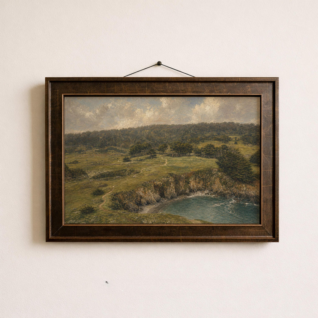 Coastal Scene Oil Painting Print Wall Art ∙ 2160